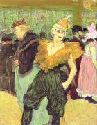  Henri  Toulouse-Lautrec Clowness Cha-u-Kao oil painting on canvas